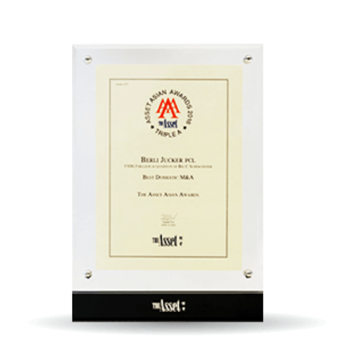 Best Domestic M&A in Southeast Asia, The Asset Regional Awards