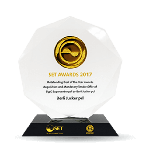 Outstanding Deal of the Year Awards Acquisition and Mandatory Tender Offer, SET Awards